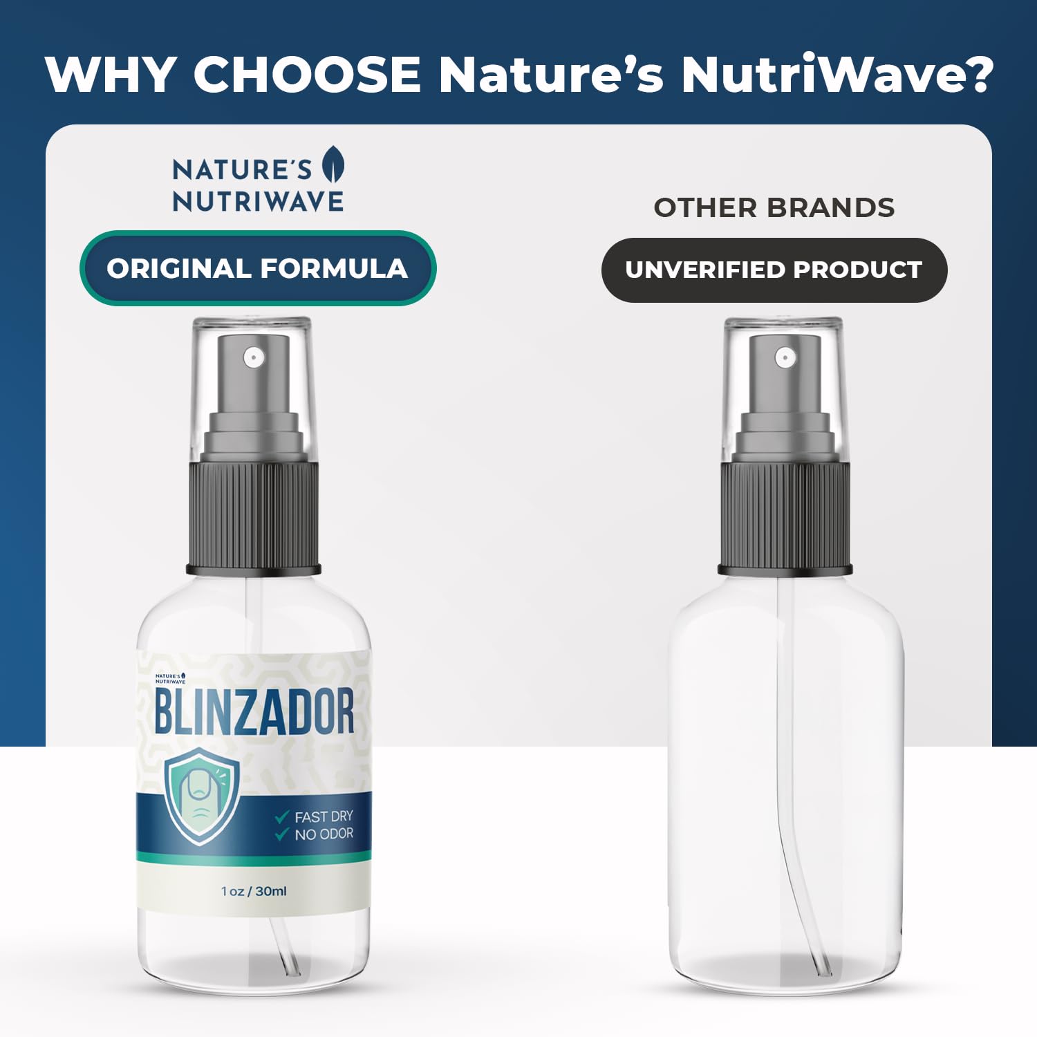 Blinzador odorless application supports comfortable daily foot and nail care.