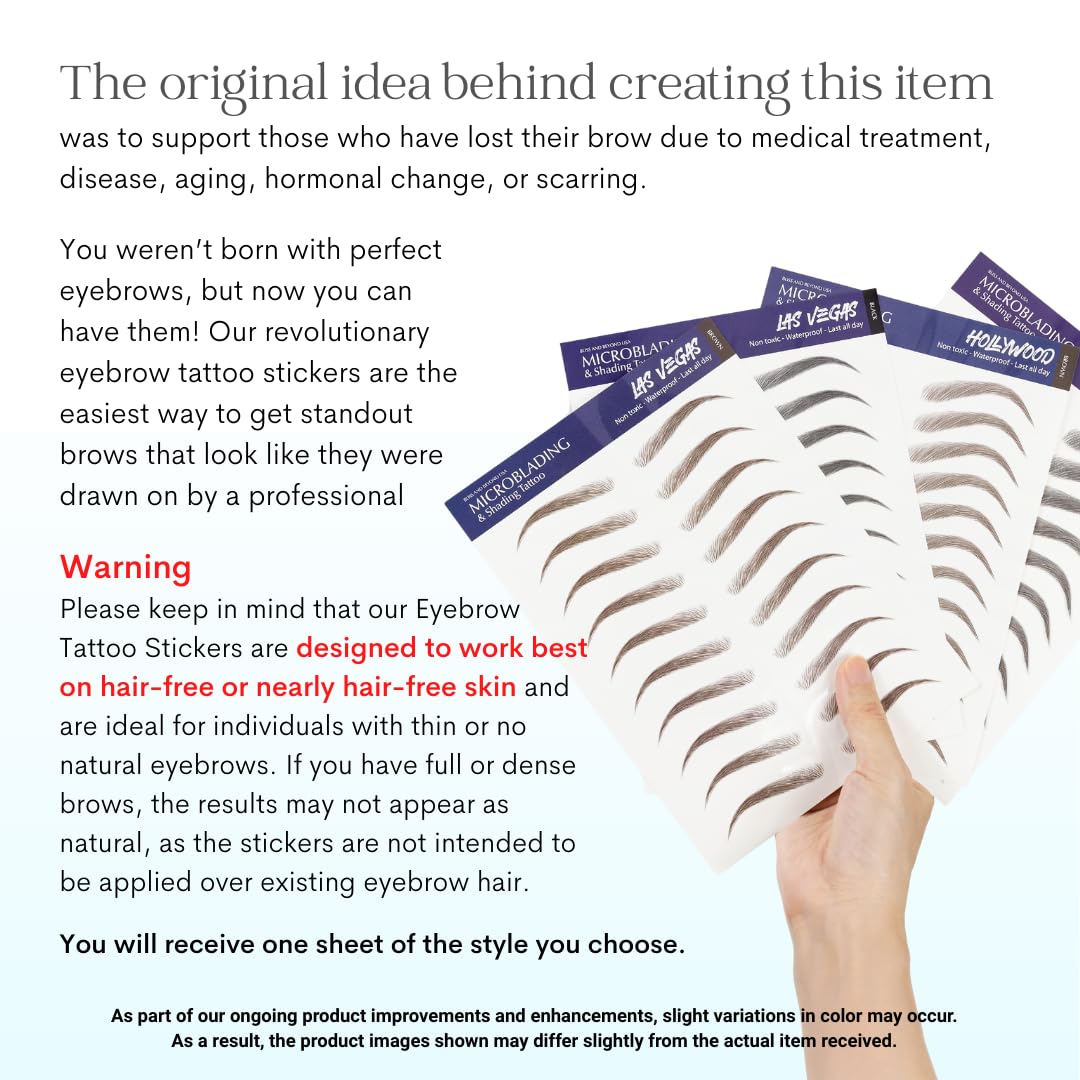 1-3 days wear offers flexible, temporary brow styling.