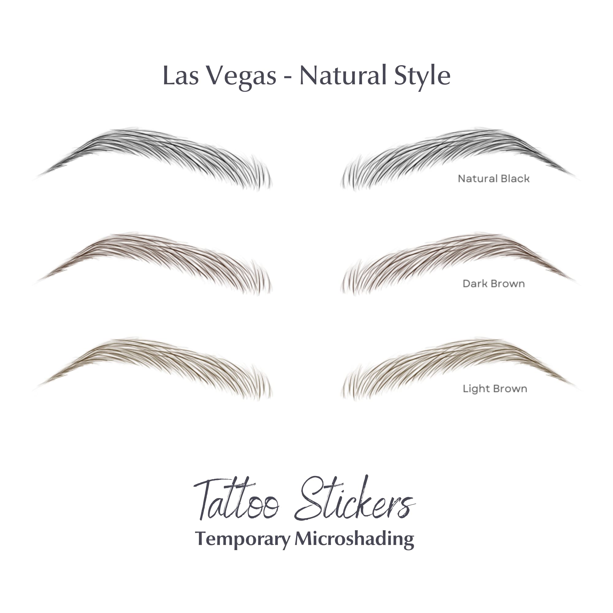 Bliss and Beyond USA alopecia-friendly eyebrow stickers for fuller-looking brows.