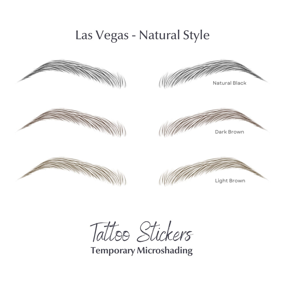 Bliss and Beyond USA alopecia-friendly eyebrow stickers for fuller-looking brows.