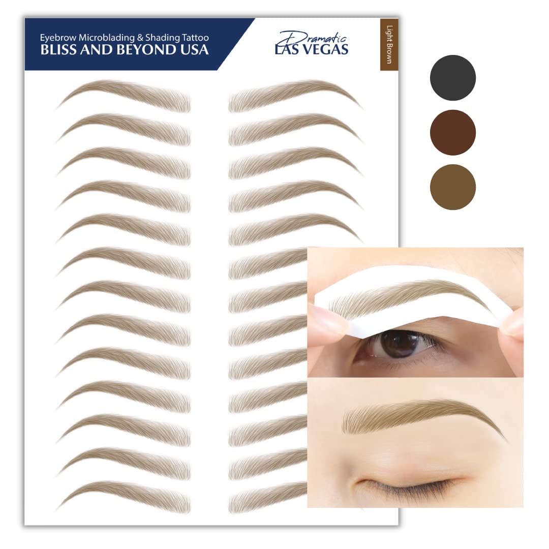 Bliss and Beyond USA brow-stroke close-up showing natural look