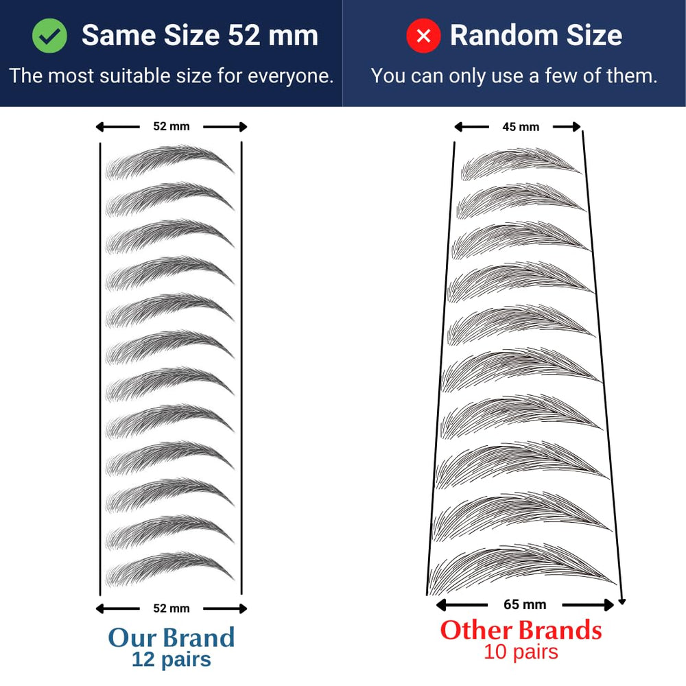 Bliss and Beyond USA daily-use brow tattoo sticker for shower-safe wear.