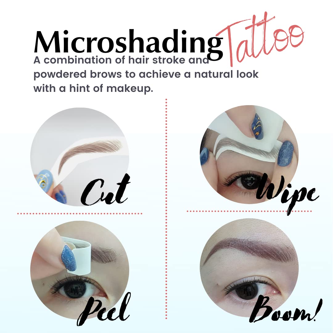 Bliss and Beyond USA easy-apply brow stickers create a soft, defined look quickly.