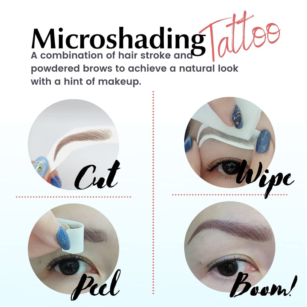 Bliss and Beyond USA easy-apply brow stickers create a soft, defined look quickly.