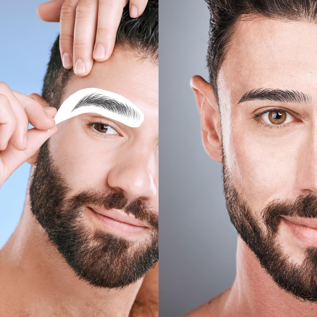 Bliss and Beyond USA easy-application brow stickers for quick, mess-free use.