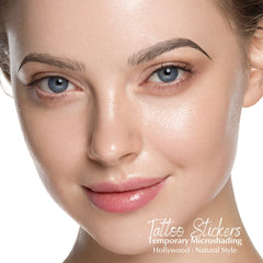 Easy-to-apply eyebrow stickers with lasting, skin-friendly adhesive.