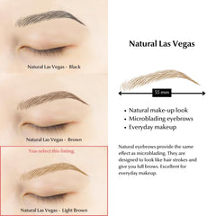 Bliss and Beyond USA Las Vegas light brown brow stickers for quick realism.
