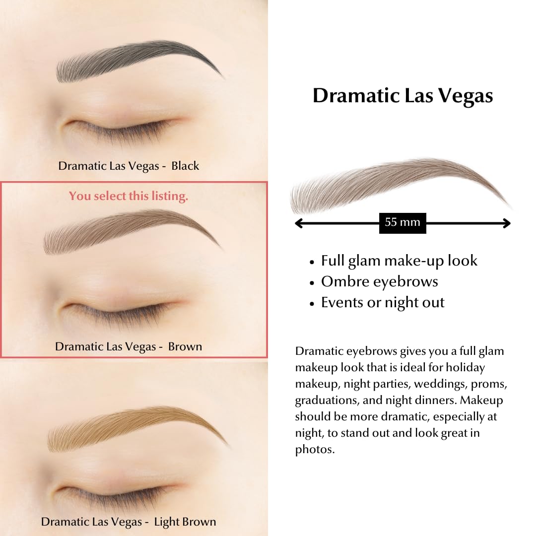 Bliss and Beyond USA natural look combo brows blending strokes and powder