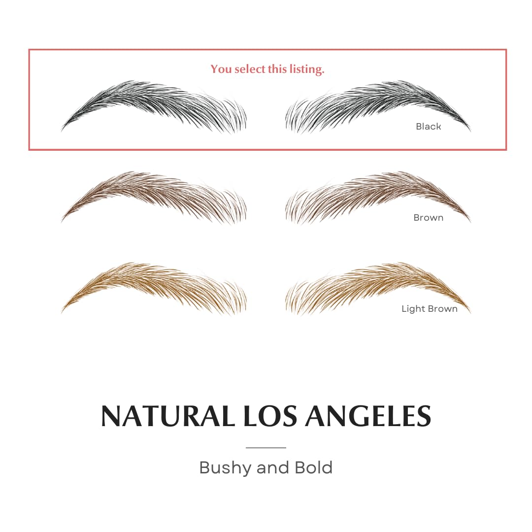 Close-up of real hair-stroke effect from Bliss and Beyond USA tinted brows.