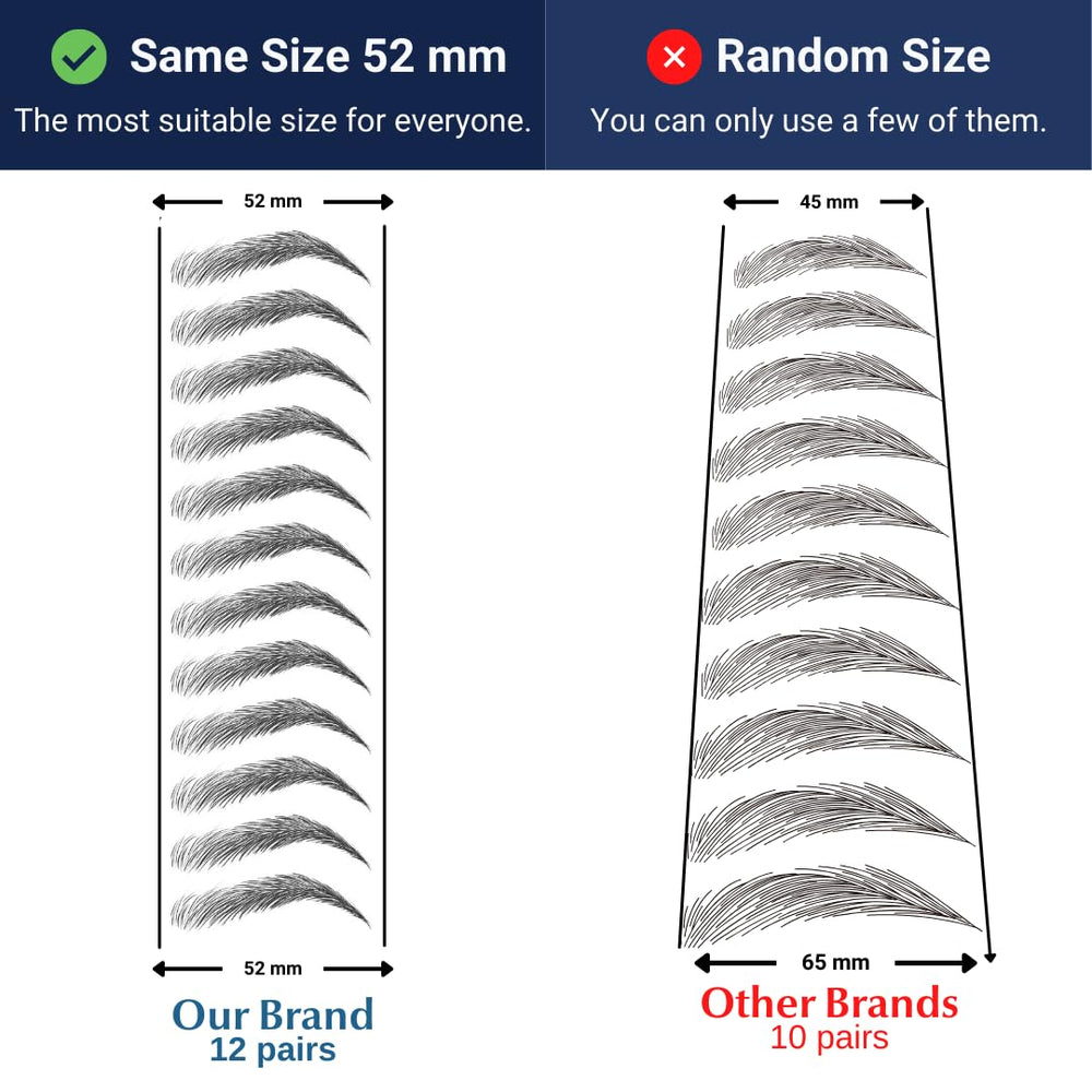 Bliss and Beyond USA skin-friendly brow tattoos designed for quick, comfortable wear.