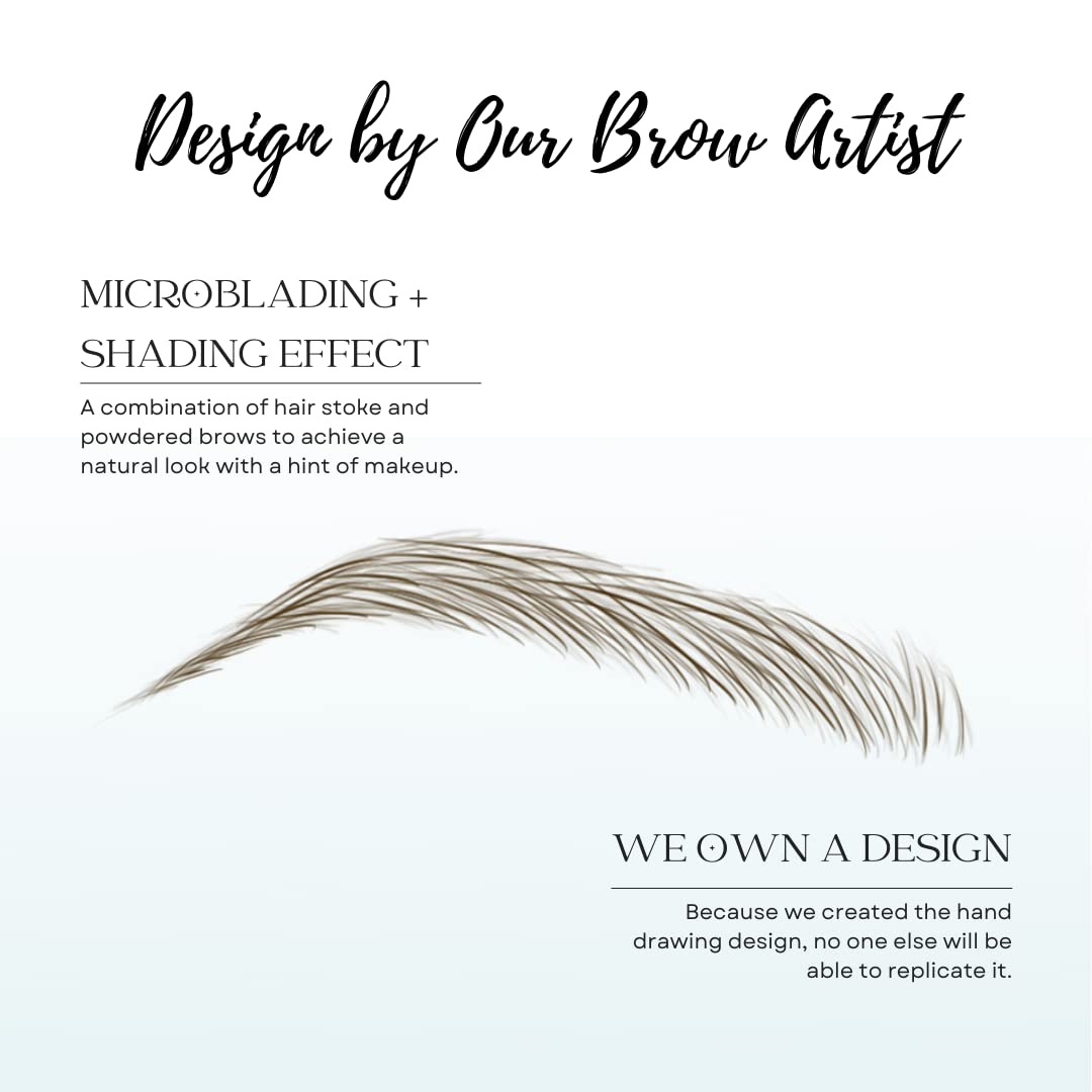 Bliss and Beyond USA smudge-proof eyebrow stickers stay put during activities.