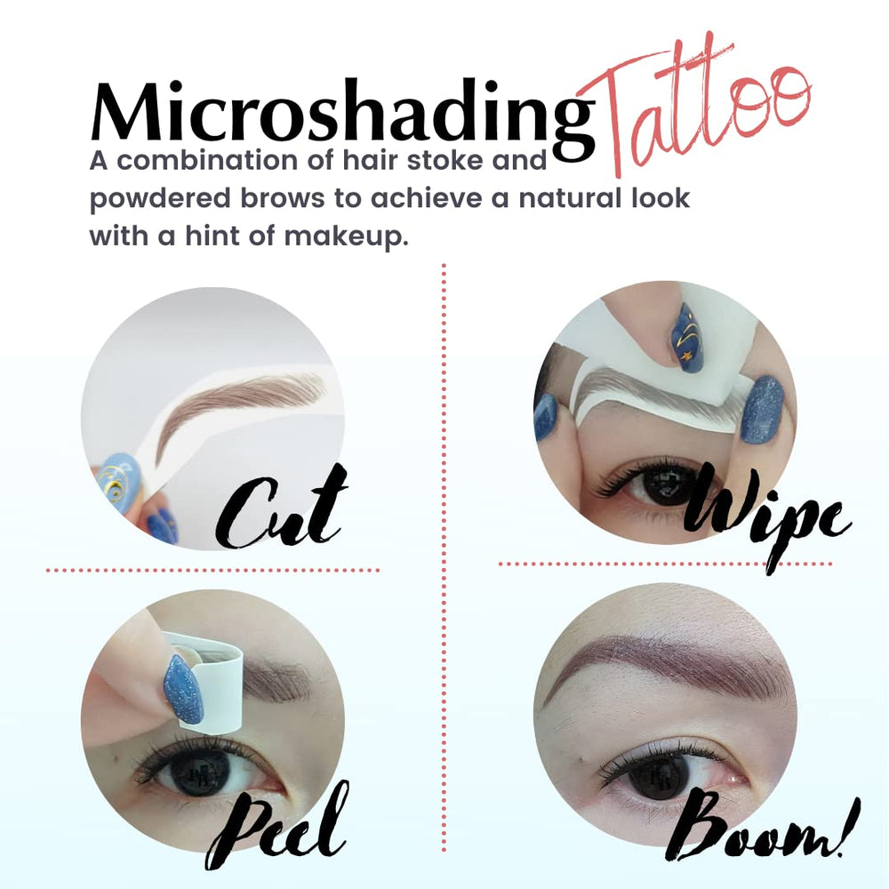Bliss and Beyond USA soft hair-stroke tattoos for natural-looking brows.