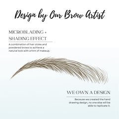 Waterproof Bliss and Beyond USA brow stickers ready for shower or pool use