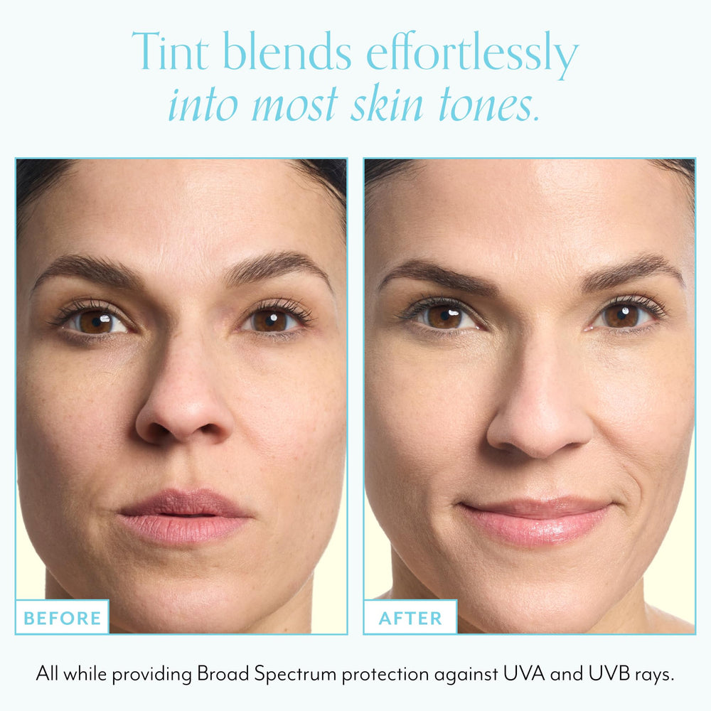 Bliss Block Star face application close-up demonstrates buildable coverage.