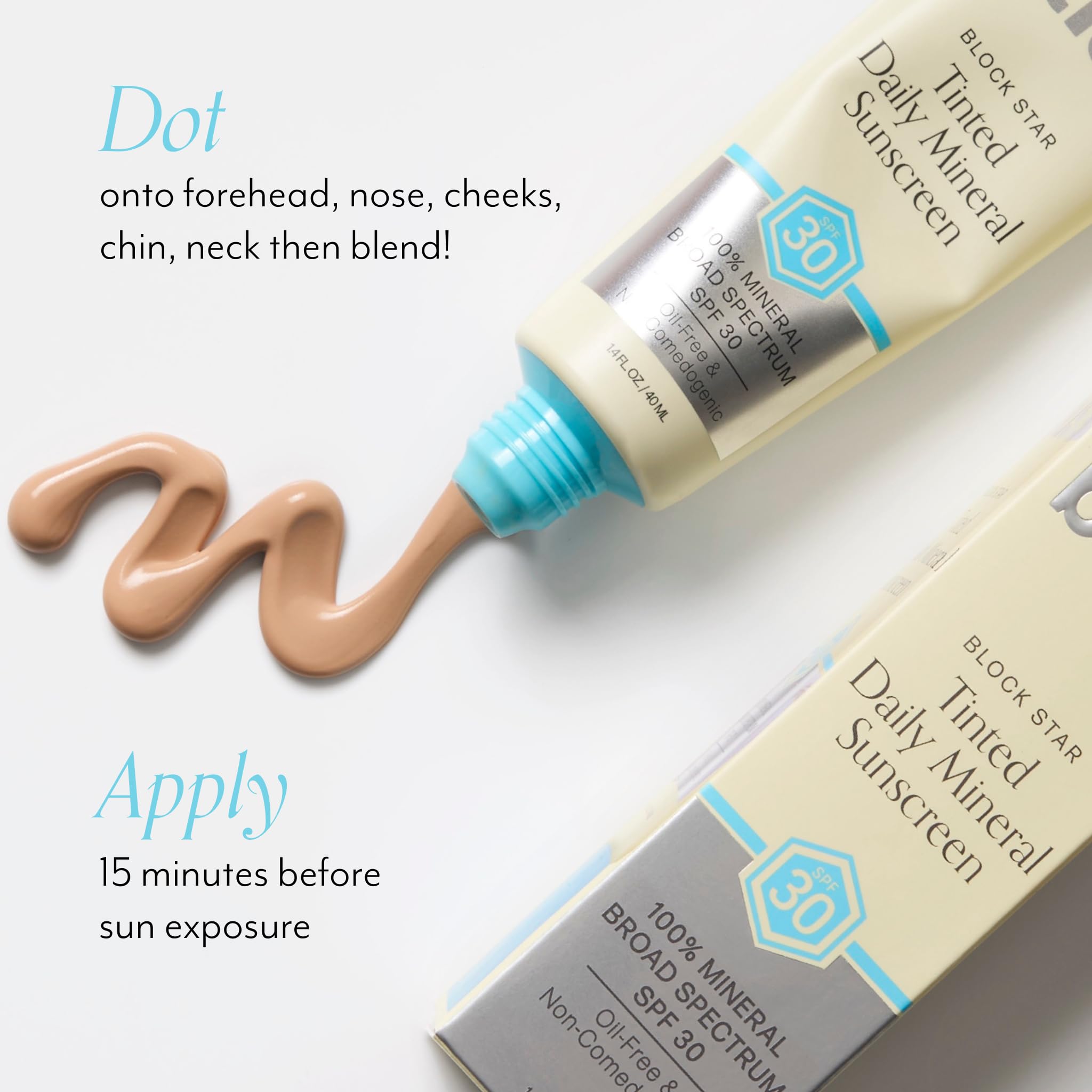 Bliss Block Star lavender scent complements daily application.