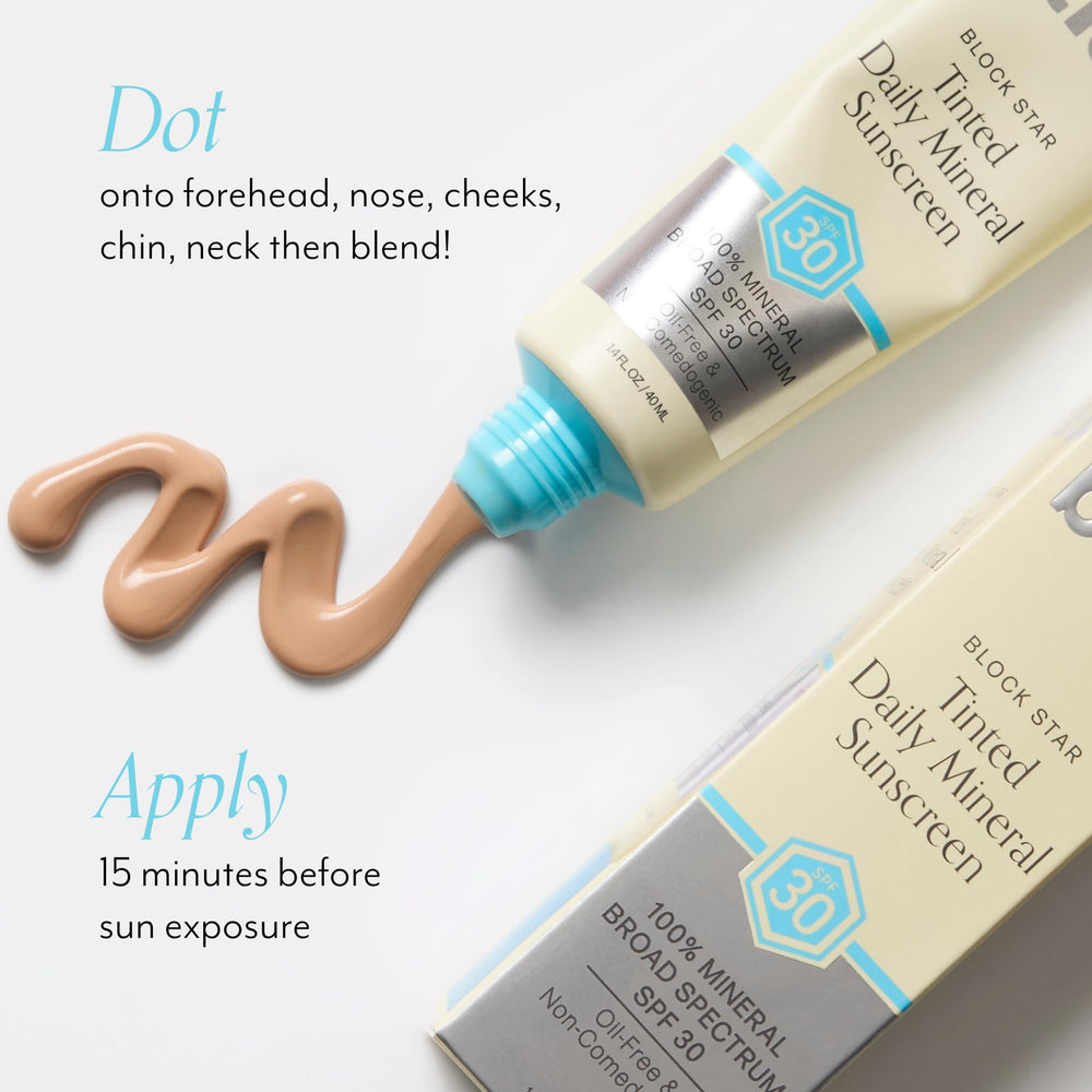 Bliss Block Star lavender scent complements daily application.