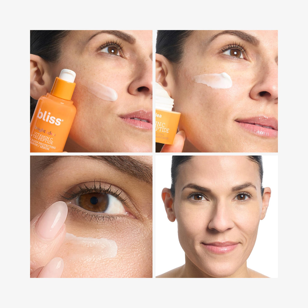 Bliss Bright Idea Eye Cream Tube targets the under-eye area for a refreshed look.