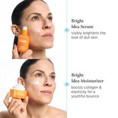 Bliss Bright Idea Serum dropper releasing lightweight vitamin C glow