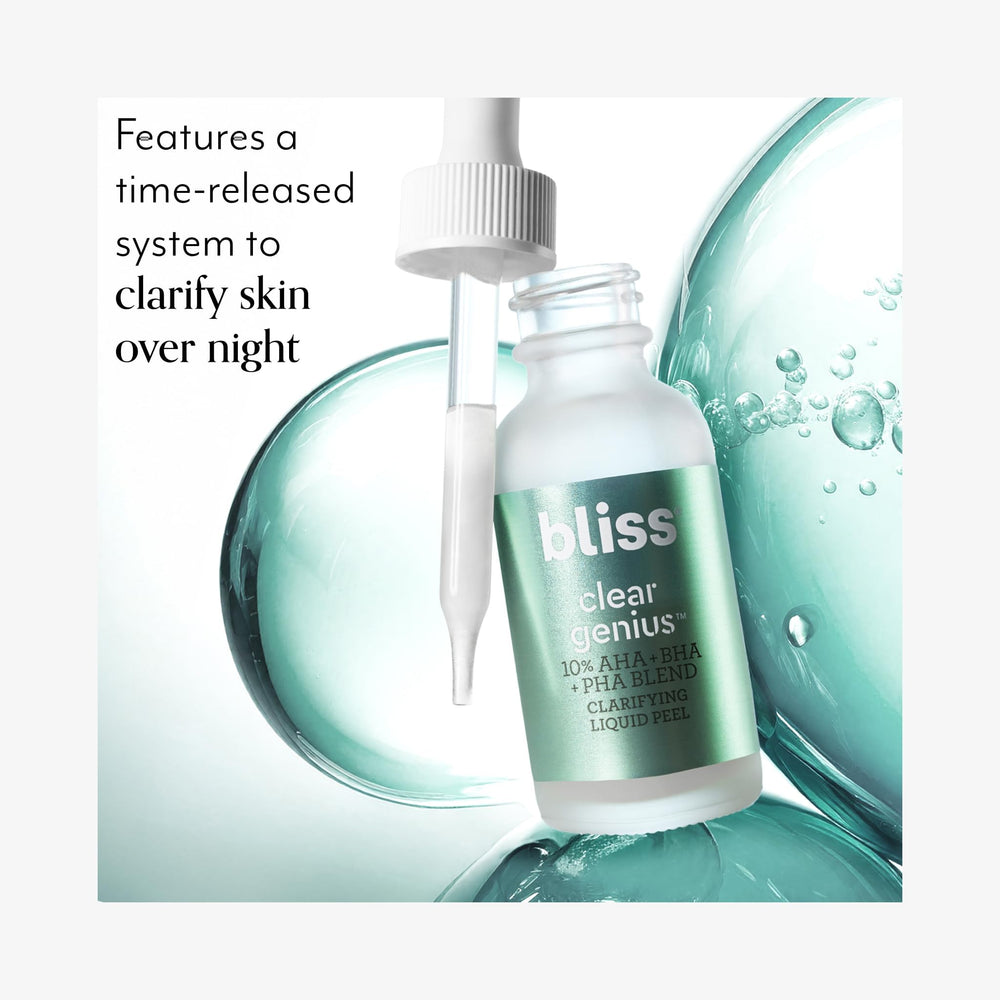Application close-up showing gentle, night-time use on clean skin.