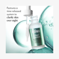 Application close-up showing gentle, night-time use on clean skin.