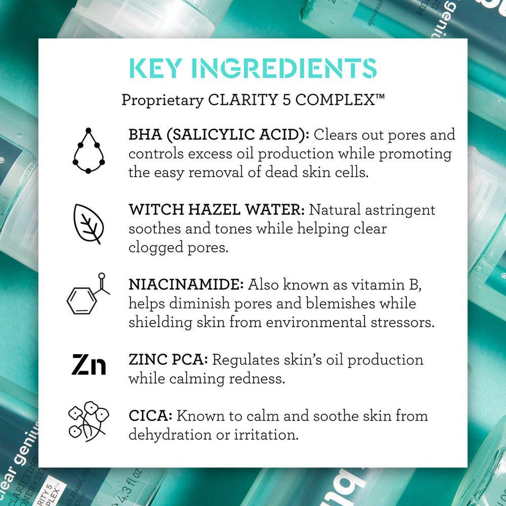 Bliss Clear Genius close-up texture demonstrates pore-clearing action