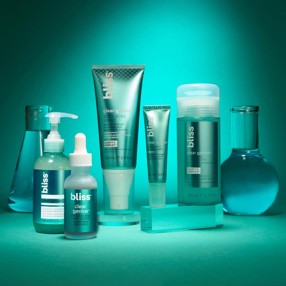 Bliss Clear Genius vegan and cruelty-free certification mark