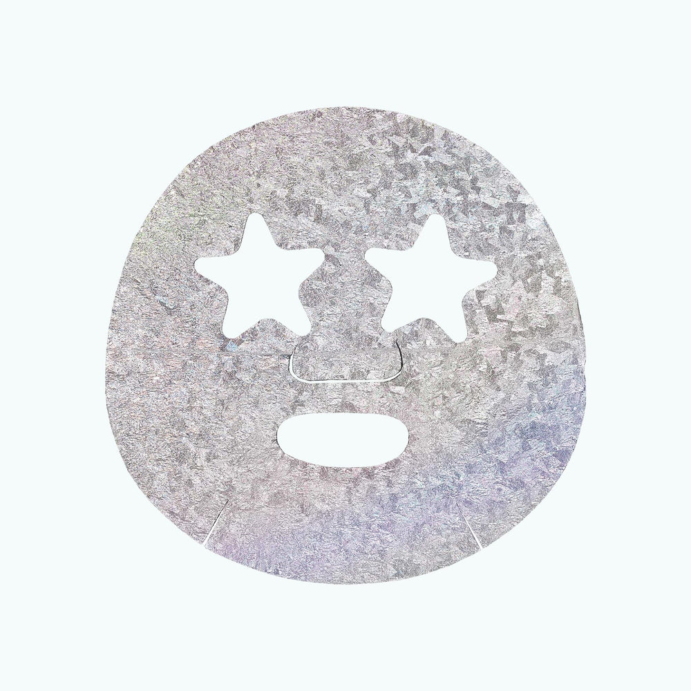 Bliss Collagen sheet mask texture close-up suggesting smoother, firmer feel.