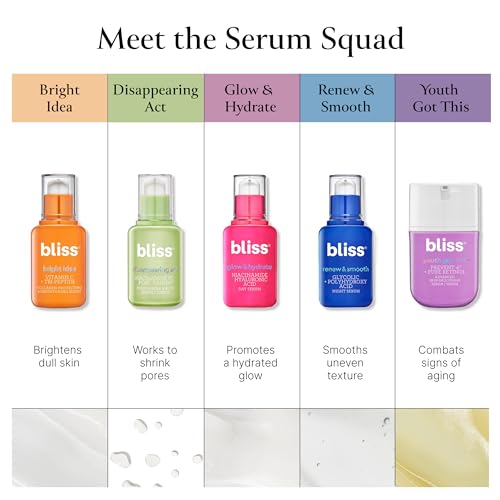 Bliss Daily routine with serum for consistent brightness.