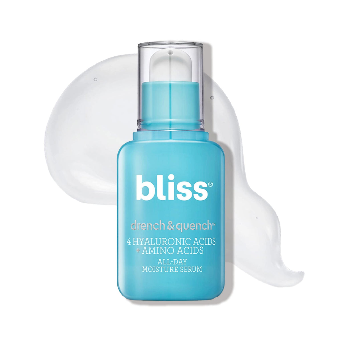 Bliss Hyaluronic Acid Drench bottle for deep hydration