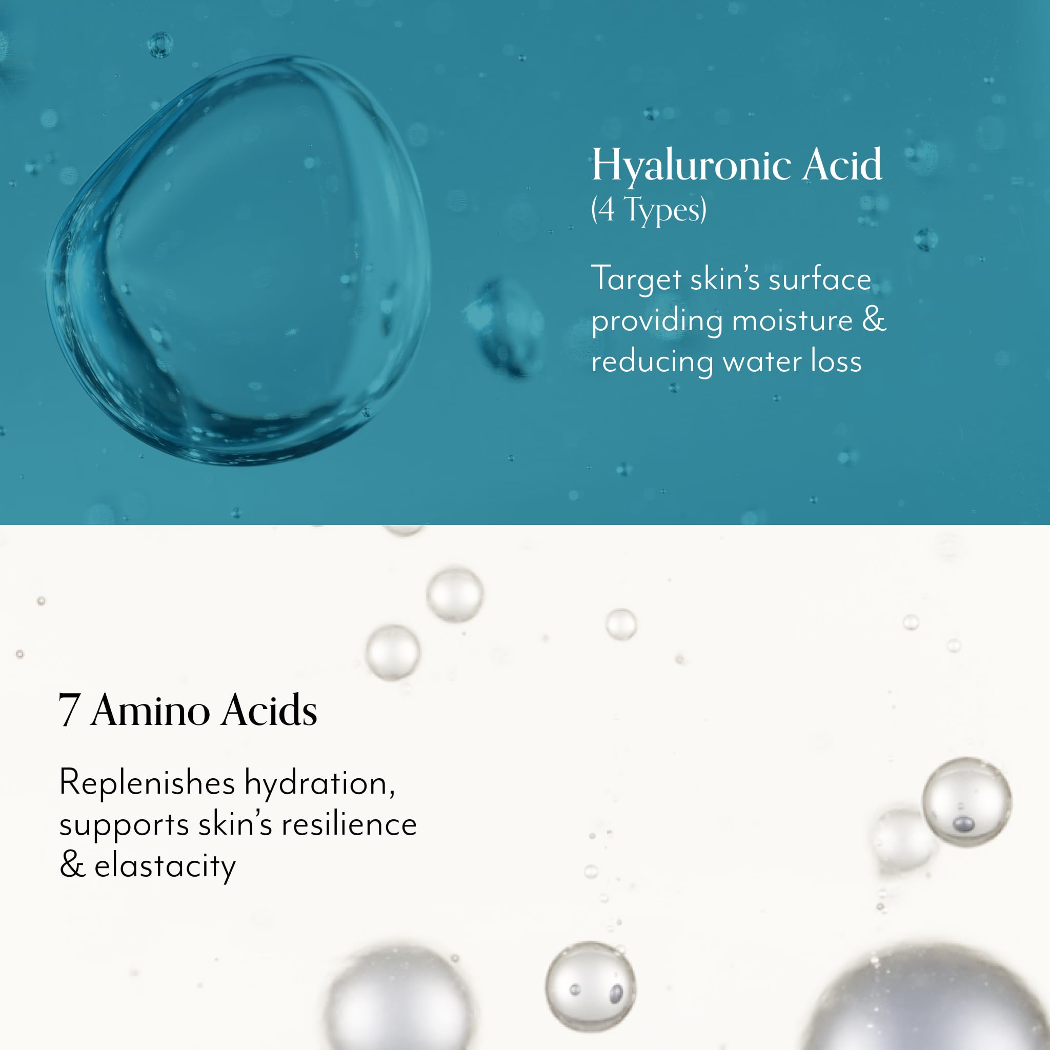Bliss Hyaluronic Acid Drench gel texture absorbs quickly