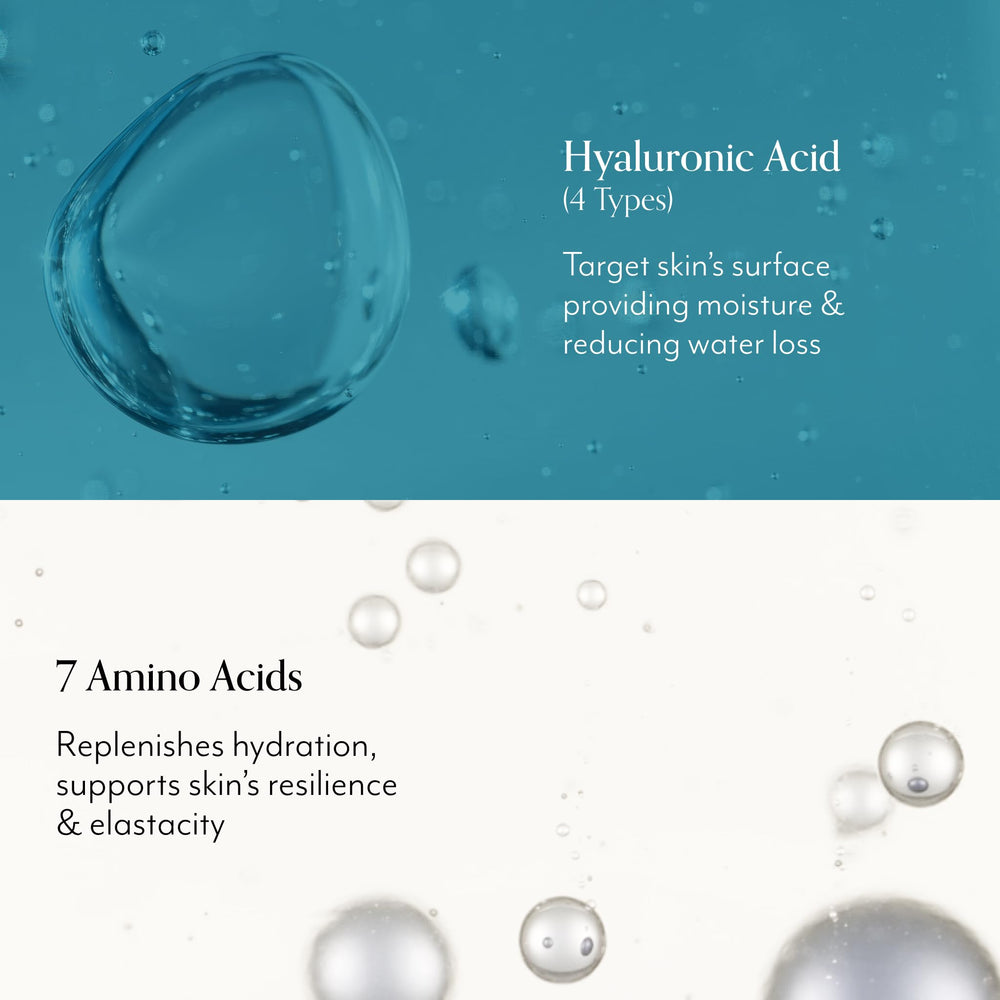 Bliss Hyaluronic Acid Drench gel texture absorbs quickly