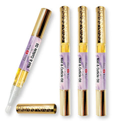 Bliss Kiss 4 Lavender Vanilla cuticle oil pen showing precise, mess-free application.