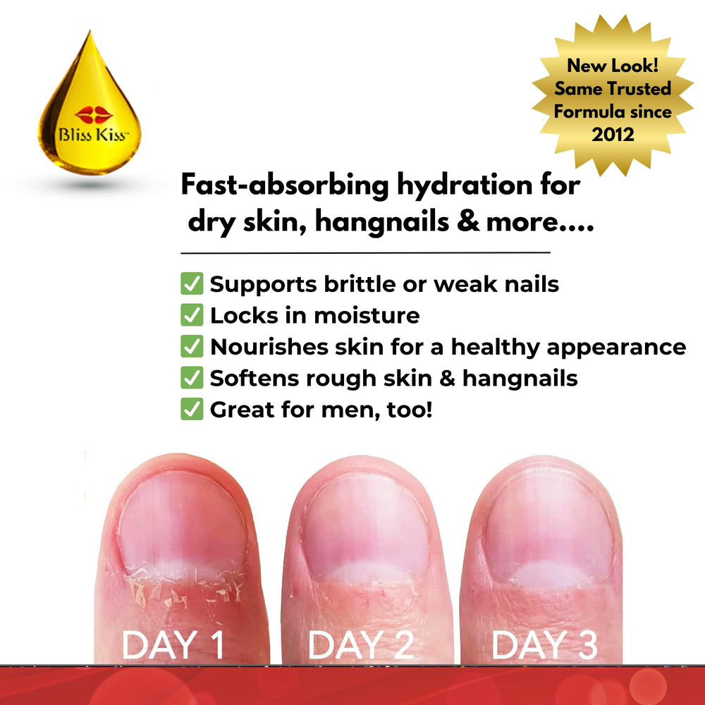 Cuticle oil dropper in action for healthy-looking nails