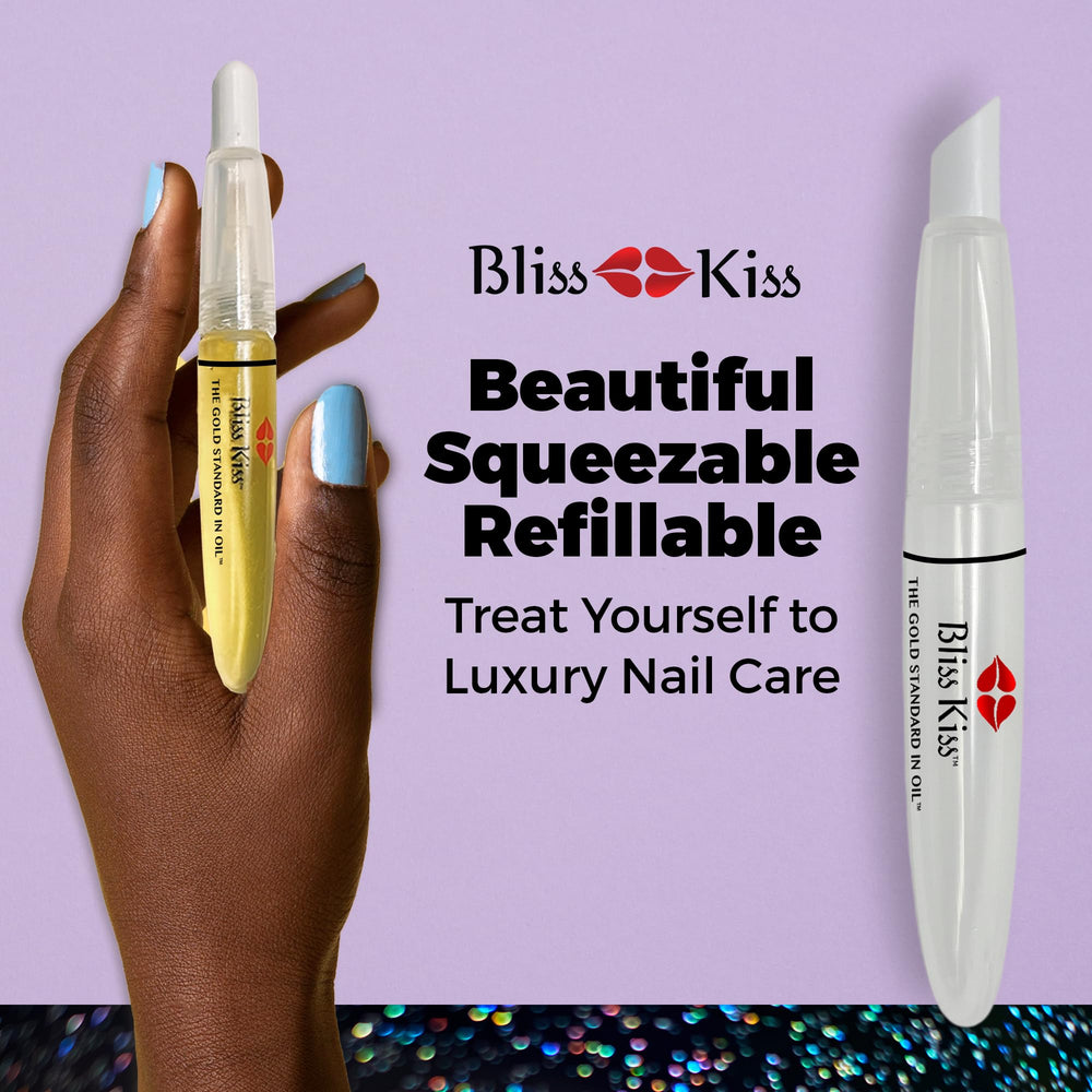 Bliss Kiss leak-free design demonstrated in compact storage.