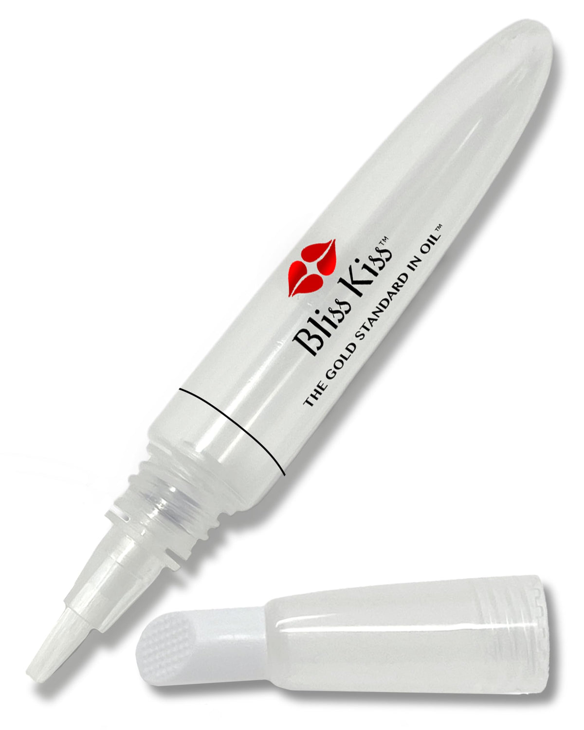 Bliss Kiss refillable cuticle oil pen 8ml ready for on-the-go hydration.