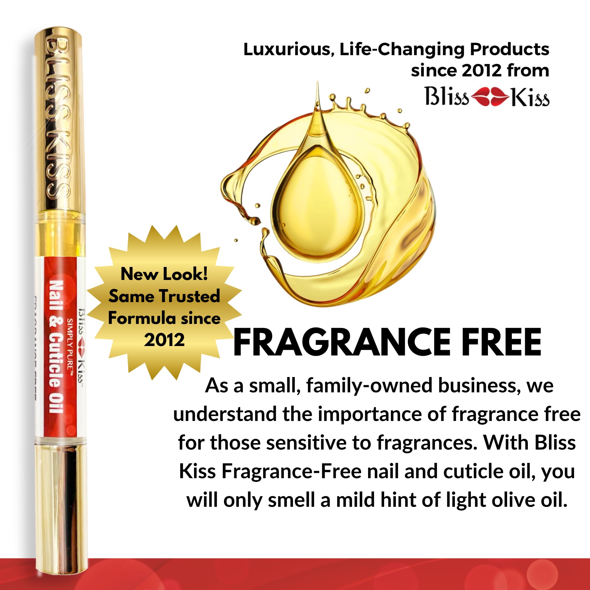 Bliss Kiss Simply Pure Nail Oil Pen travel-friendly design for on-the-go care.