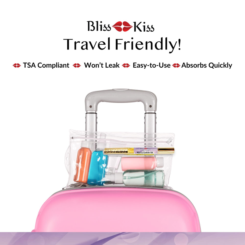 Purse-friendly Bliss Kiss oil pen ready for on-the-go touchups.