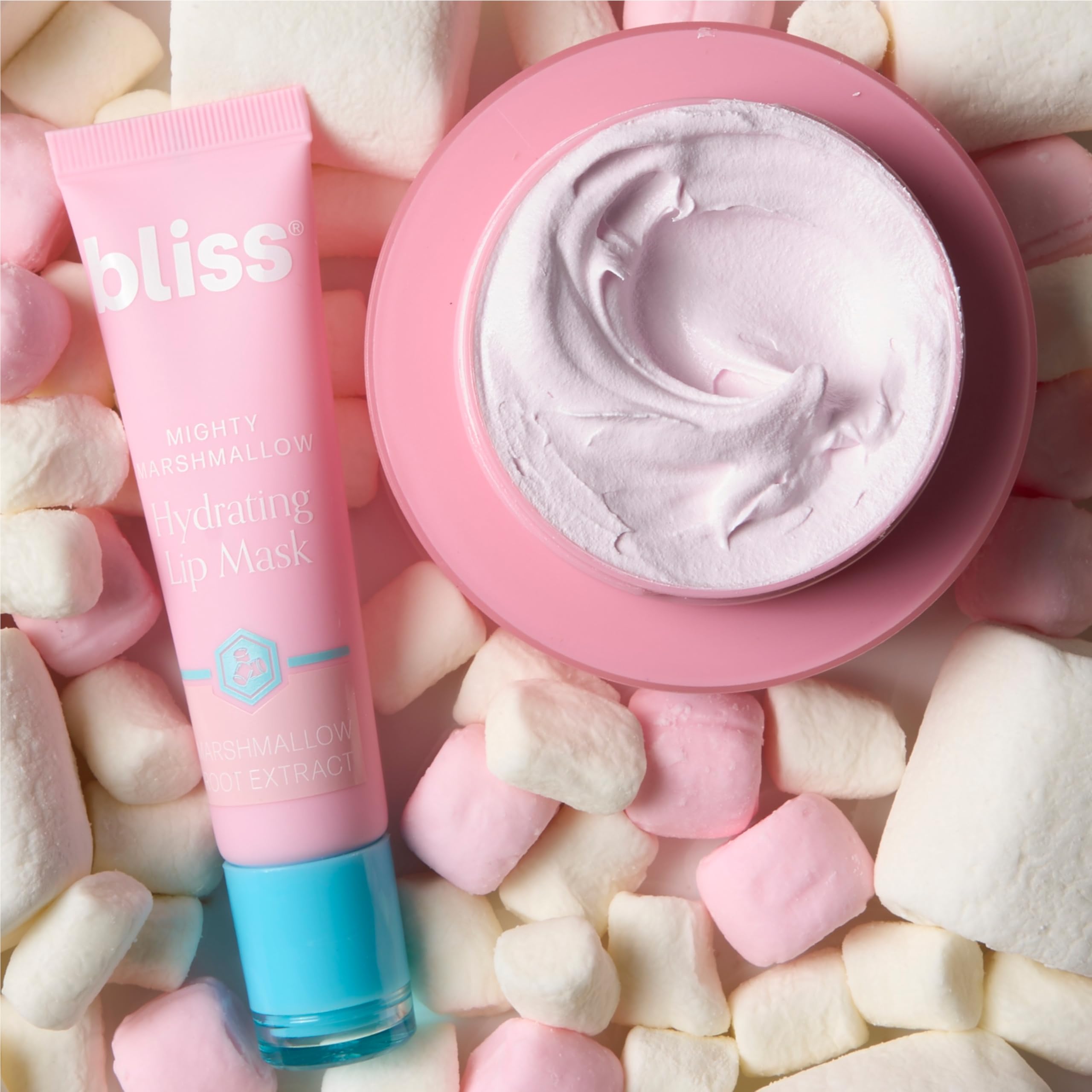 Overnight use concept with gentle glow for refreshed lips in the morning