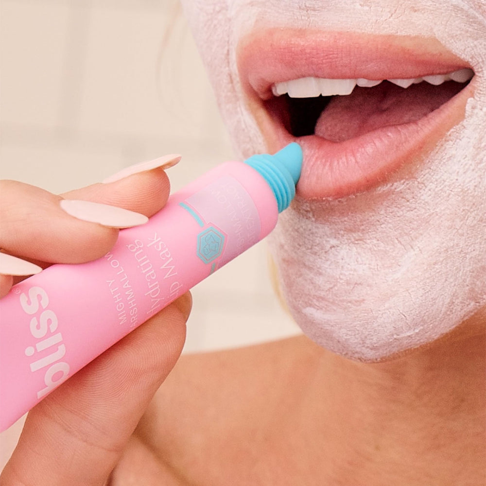 Creamy texture visible on lips for comfortable daily use