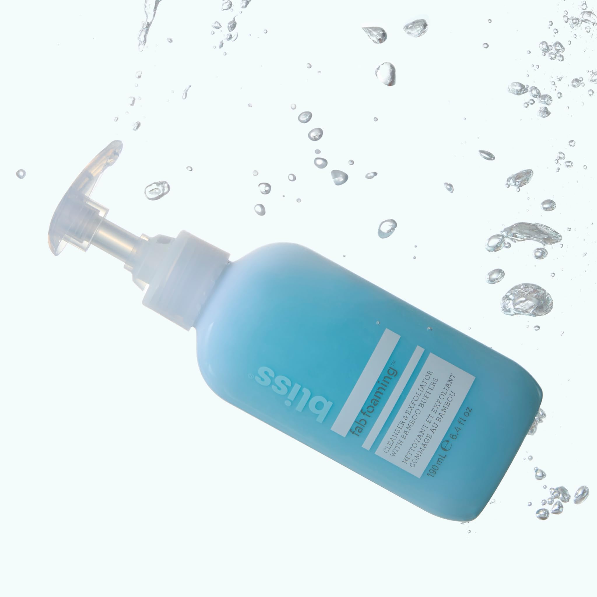 Bliss Plant-based ingredients banner highlights bamboo buffers and botanicals
