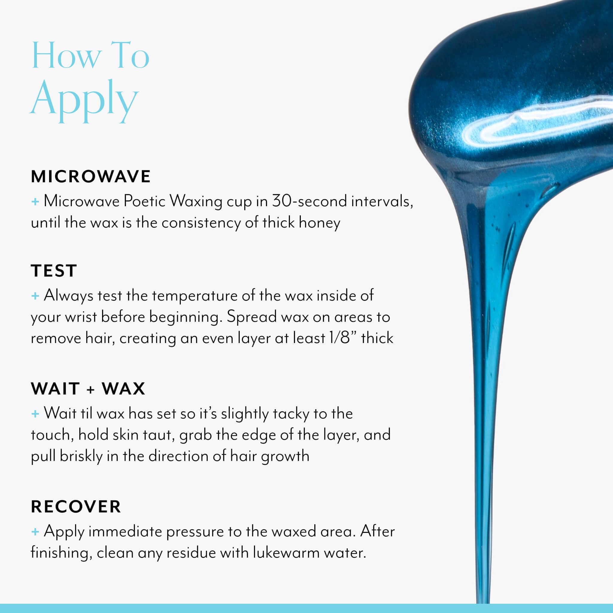 Bliss Poetic Waxing Kit suitable for face and body waxing