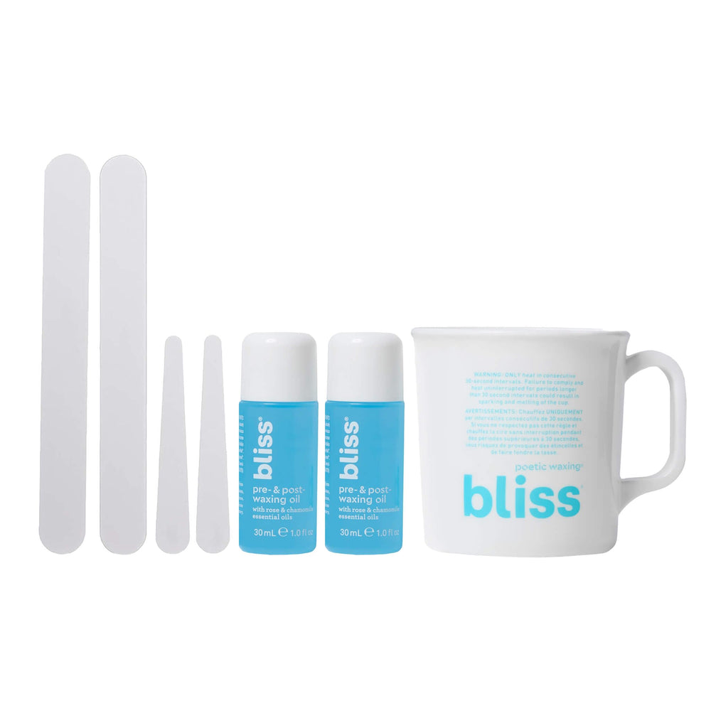 Bliss Poetic Waxing Kit no strips required during removal