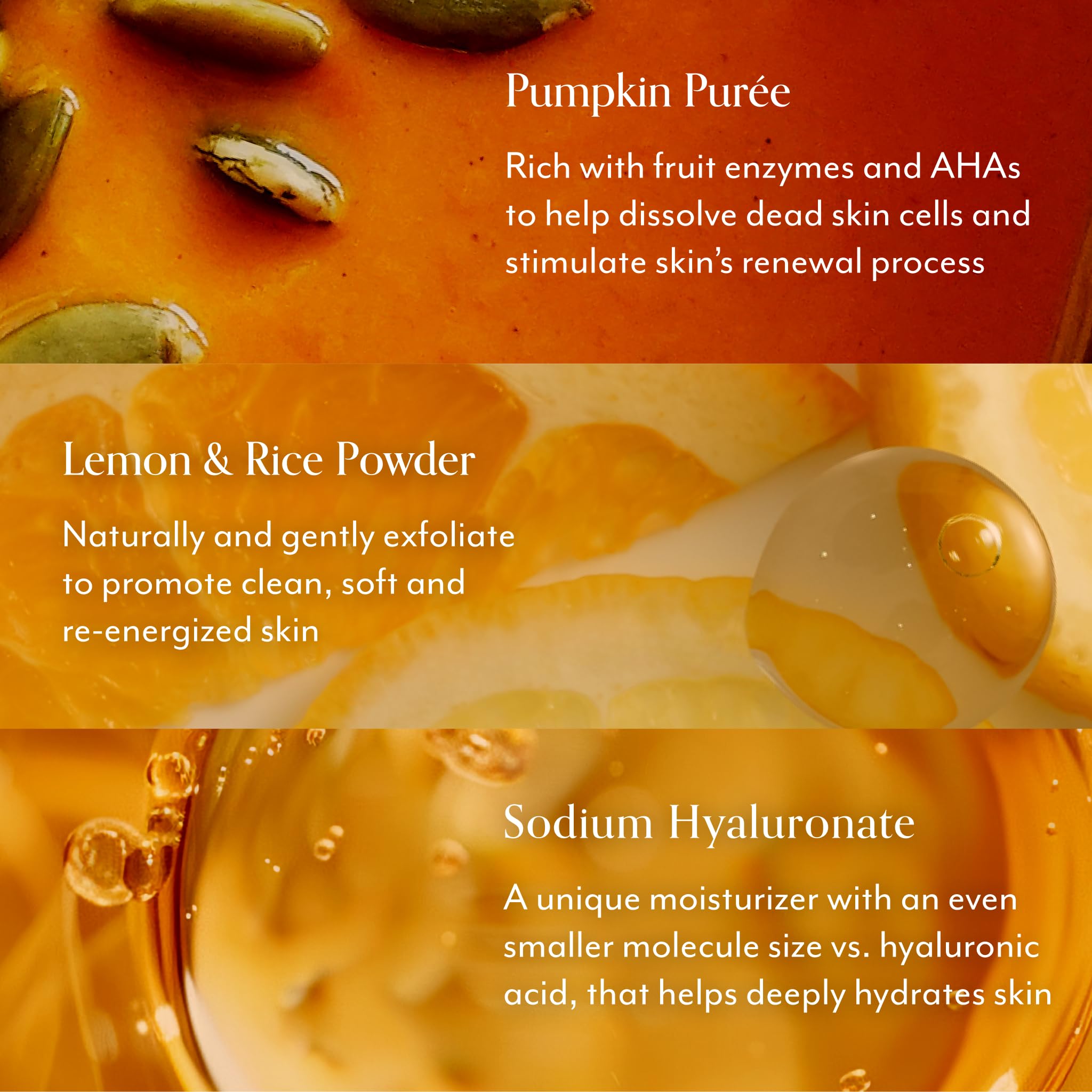 Bliss Pumpkin Powerhouse jar close-up shows creamy texture for resurfacing