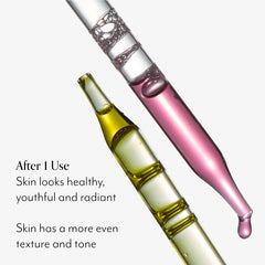 Bliss Retinol Serum skin closeup with smooth texture