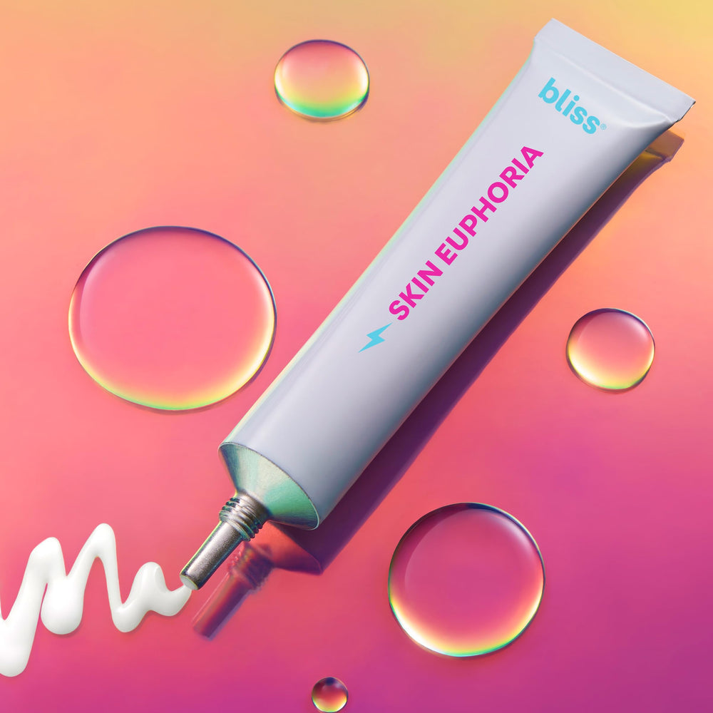 Bliss Skin Euphoria niacinamide ingredient highlights pore clarity and brightness.
