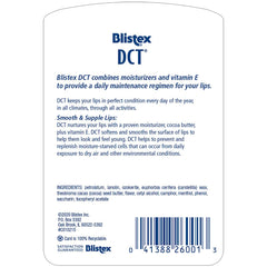 Blistex DCT lip conditioning application demonstrates easy touch ups for dry lips.