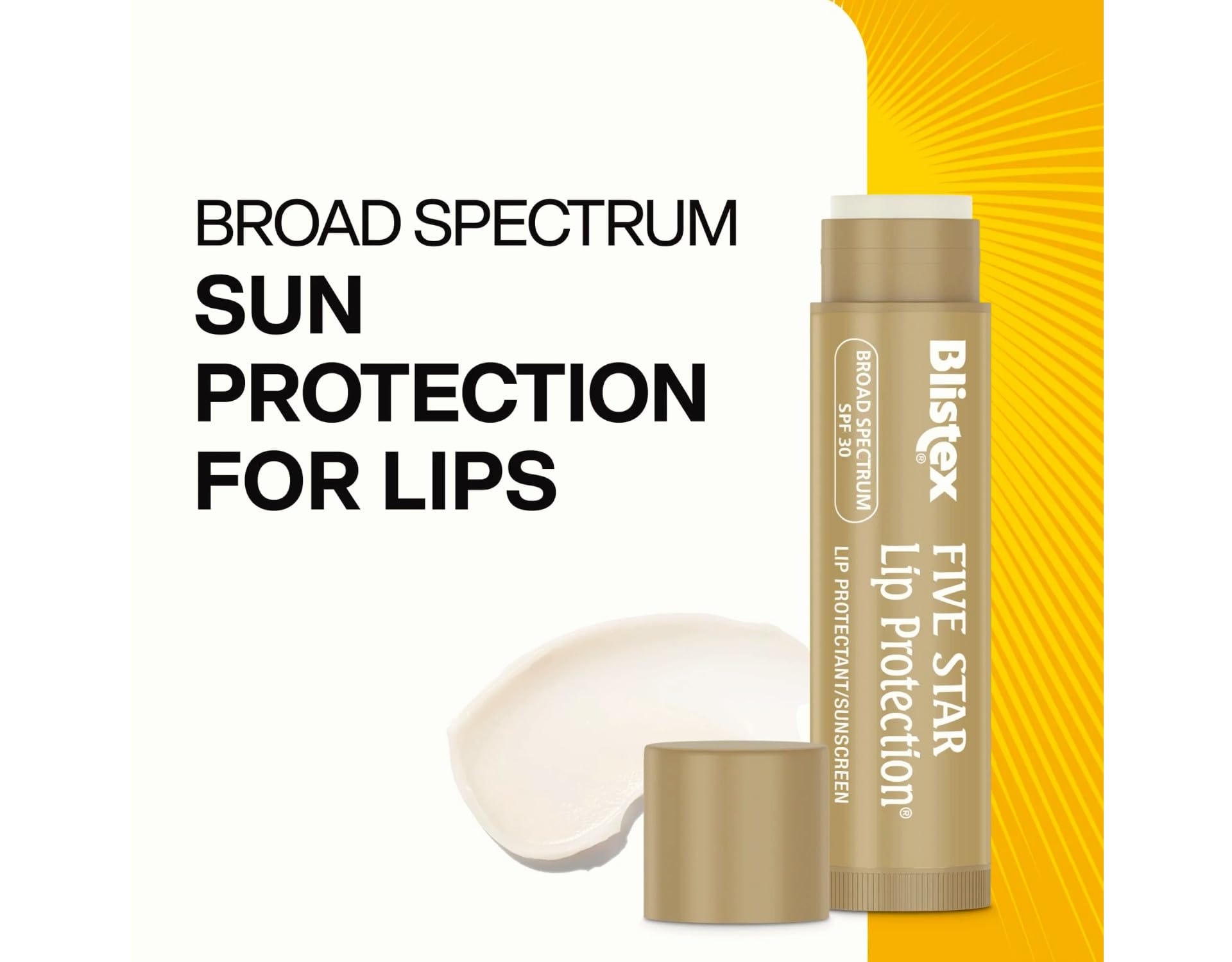 Blistex Five Star lip protection SPF 30 tabletop-display showcases multi-pack convenience