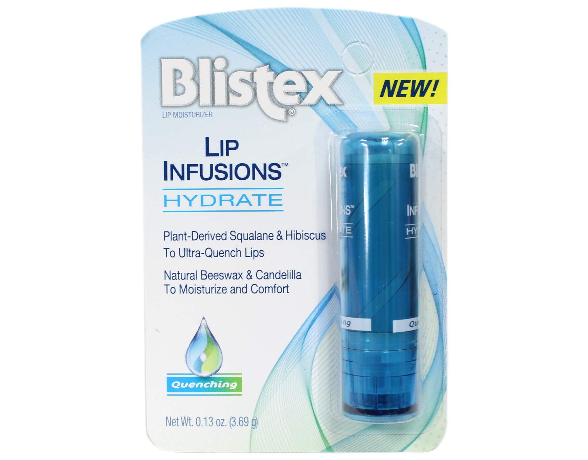 Blistex Lip Infusions Hydrate application demonstrates easy, on-the-go hydration
