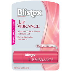 Blistex Lip Vibrance Pack 2 back view for on-the-go protection.