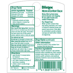Blistex moisture-seal formula locks in hydration and reduces dryness.